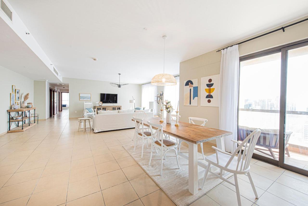 Nasma Luxury Stays- Majestic Marina Views, Lavish 4Br Getaway In Jbr Dubái Exterior foto